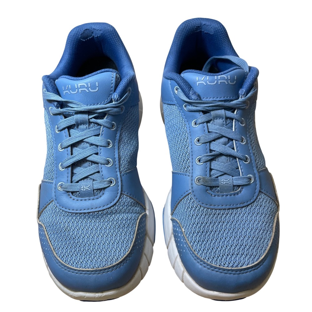 Kuru Atom Women 10 Blue Walking Shoes Athletic Sneakers Orthopedic Support